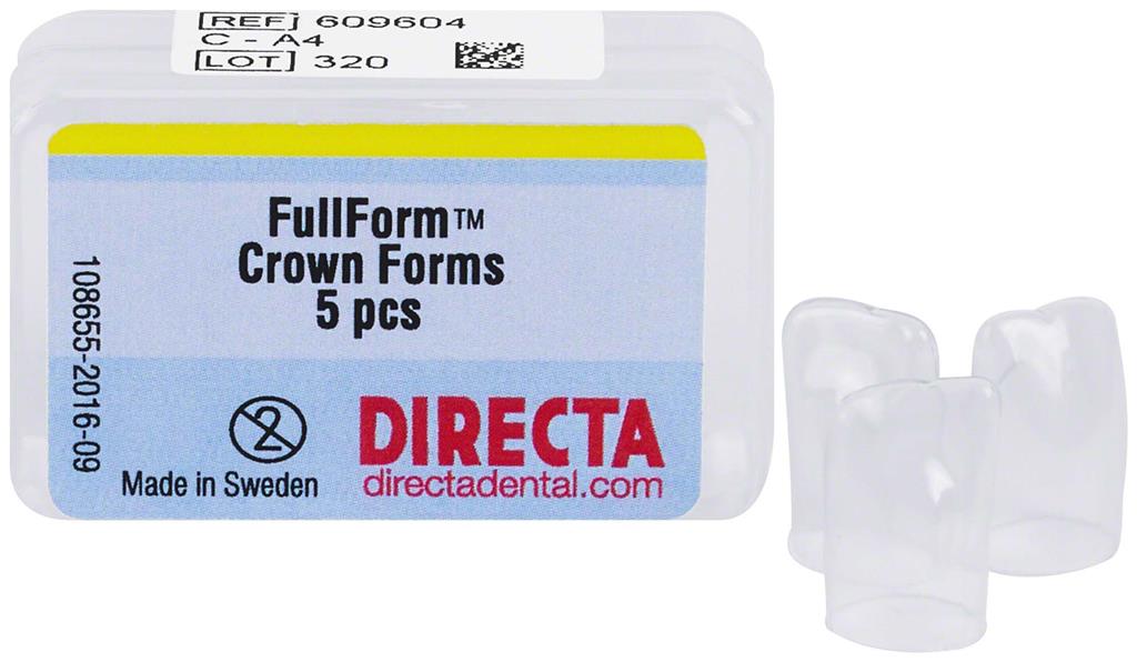 Directa 609604 FullForm Dental Crown Forms A-4 C System Right Central XL 5/Pk Directa 609604 FullForm Dental Crown Forms A-4 C System Right Central XL 5/Pk